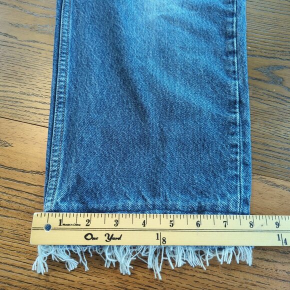 Vintage 90s GAP Blue Jeans Easy Fit 36x28 Button Fly 100% Cotton Denim - Picture 16 of 16